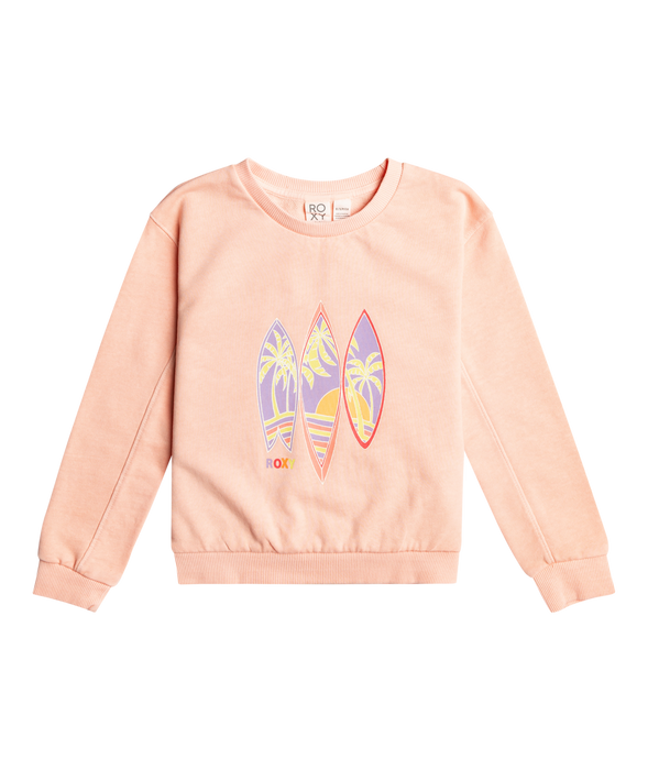 Roxy Oh Happy Day B Sweatshirt-Tropical Peach