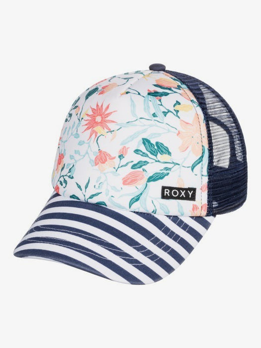 Roxy Honey Coconut Hat-Bright White Kaleido