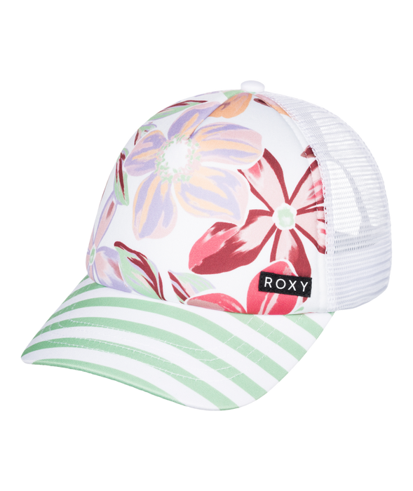 Roxy Honey Coconut Hat-Bright White Bayside Blooms