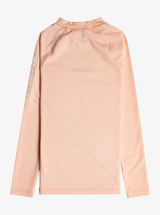 Roxy Whole Hearted L/S Rashguard-Tropical Peach