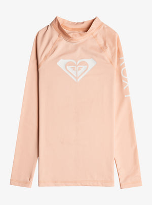 Roxy Whole Hearted L/S Rashguard-Tropical Peach