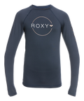 Roxy Beach Classics L/S Rashguard-Mood Indigo
