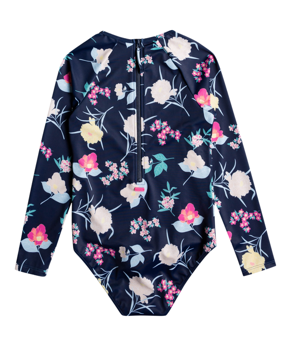 Roxy Flowers Addict L/S One Piece-Mood Indigo