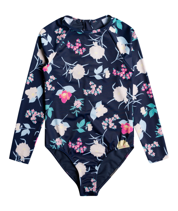 Roxy Flowers Addict L/S One Piece-Mood Indigo