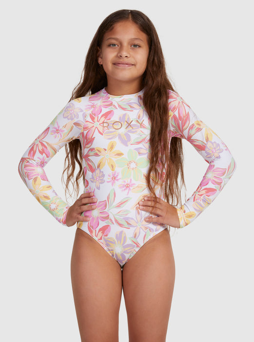 Chlorine Resistant Long Sleeve One Piece Swimsuit