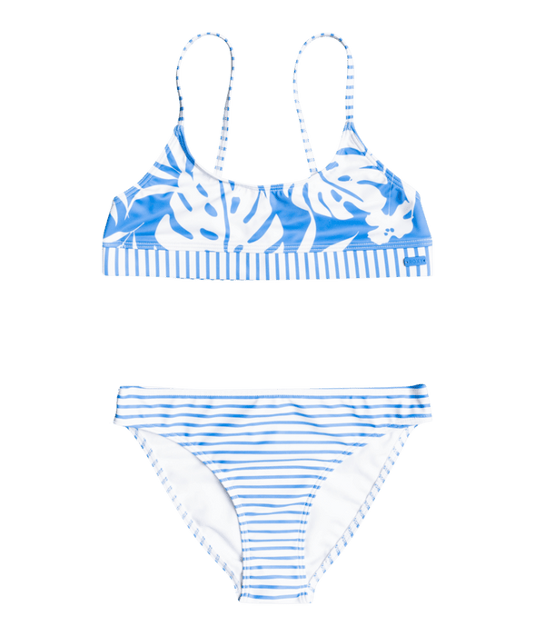 Roxy Flowers Addict Bralette Bikini-Regatta