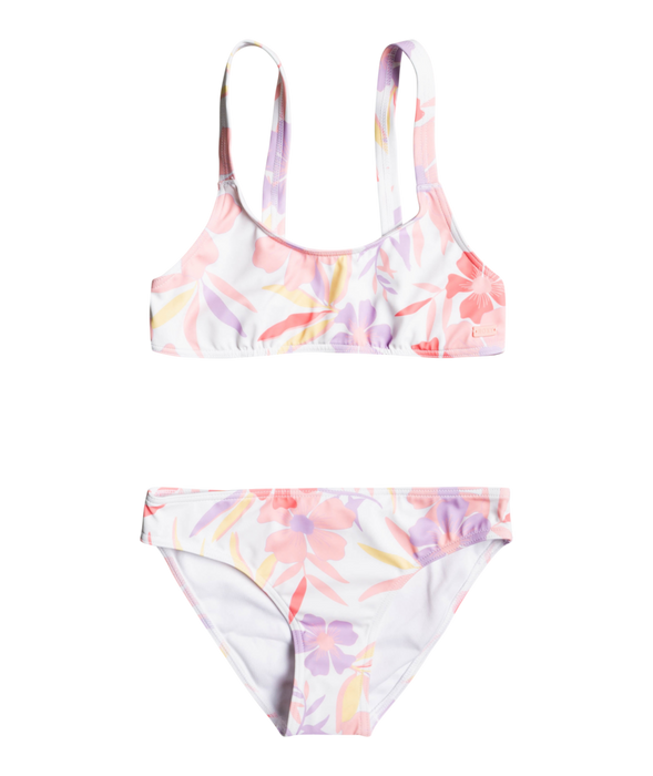 Roxy Second Emotion Bralette Bikini-Bright White