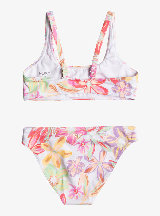 Roxy Tropical Time Bralette Bikini-Bright White