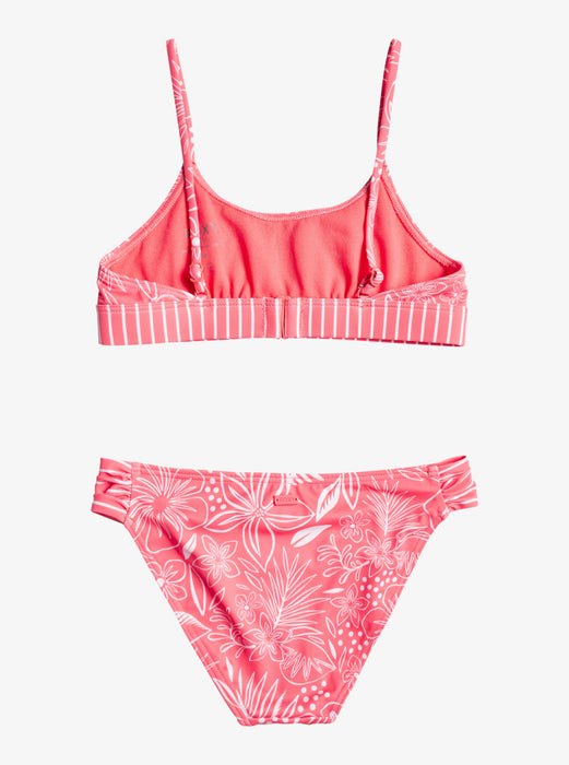 Roxy Vacay For Life Bralette Bikini-Sunkissed Coral