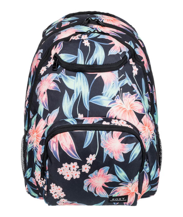 Roxy Shadow Swell Printed Backpack-Anthracite