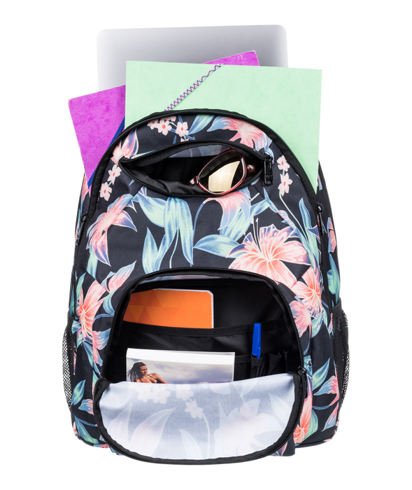 Roxy Shadow Swell Printed Backpack Anthracite REAL Watersports