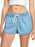 Roxy New Impossible Denim Mid Shorts-Light Blue