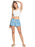 Roxy New Impossible Denim Mid Shorts-Light Blue