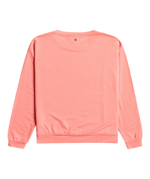 Roxy Surfing By Moonlight C Sweatshirt-Strawberry Pink