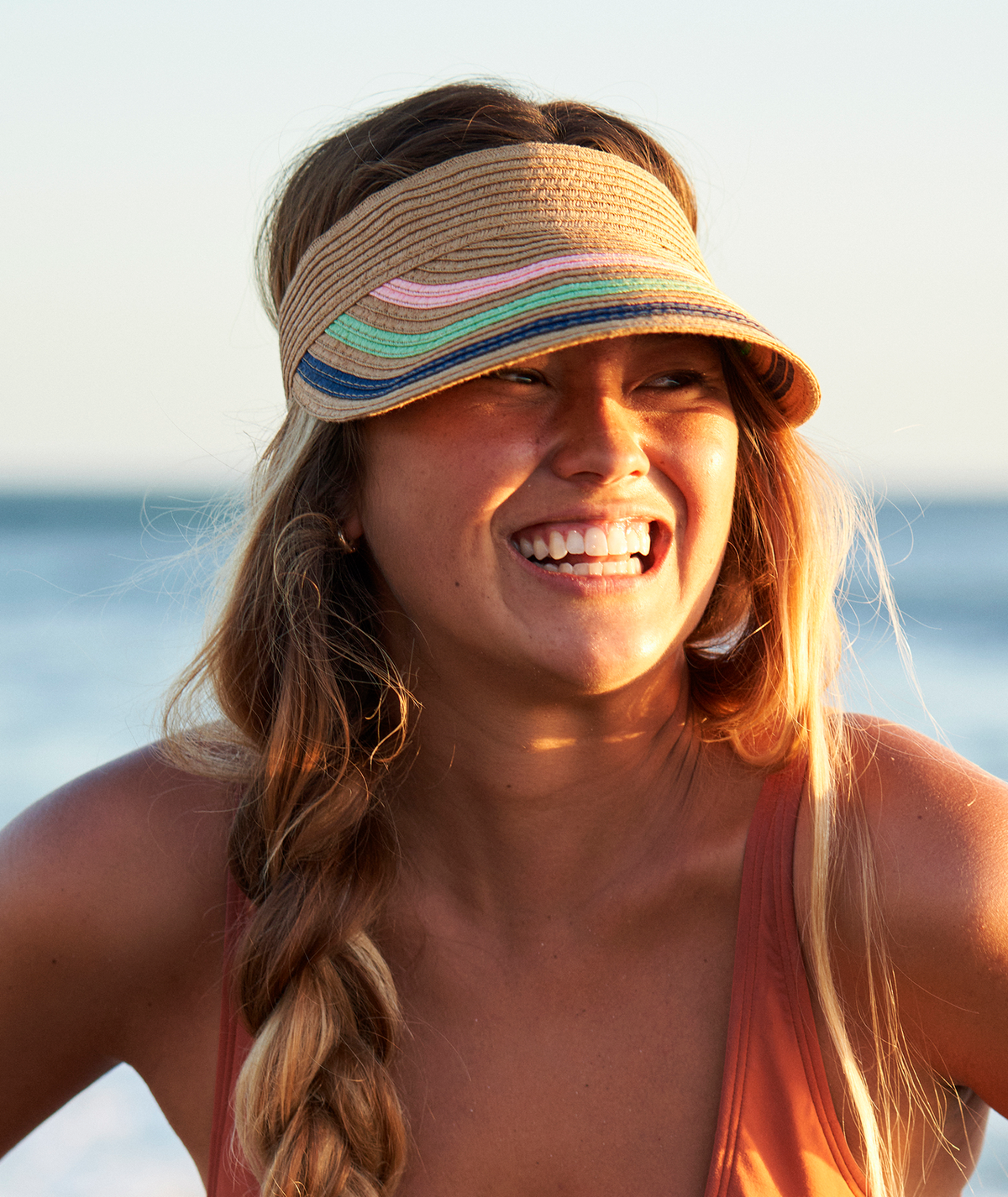 Roxy Keep Tanning Visor-Natural