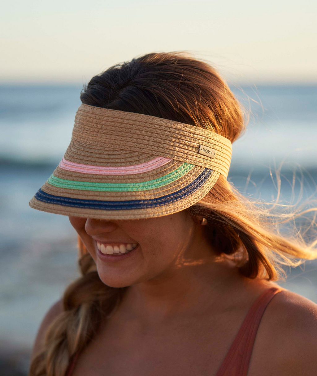 Roxy Keep Tanning Visor-Natural