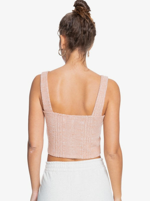 Roxy High Tide Cami Tank-Toasted Nut Heather