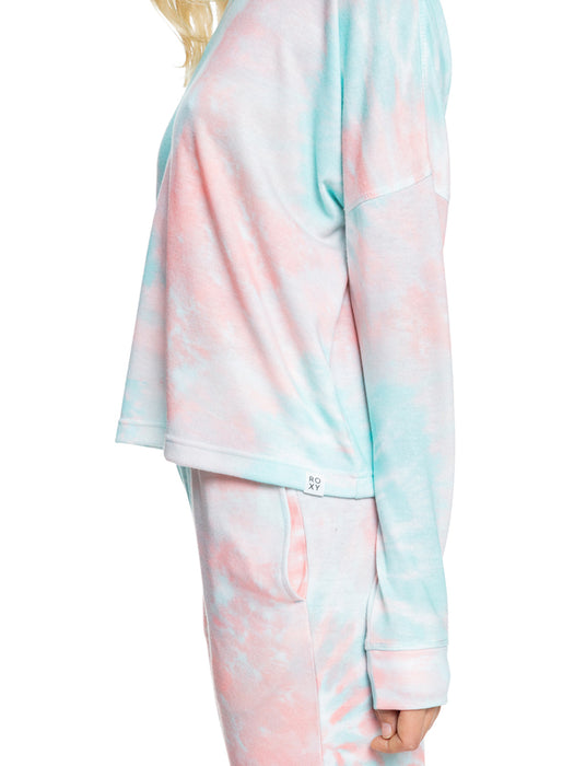 Roxy Current Mood L/S Tee-Peach Amber Nautilus