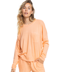Roxy Just Perfection Crew L/S Shirt-Cantaloupe