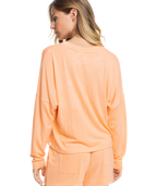 Roxy Just Perfection Crew L/S Shirt-Cantaloupe