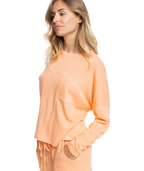 Roxy Just Perfection Crew L/S Shirt-Cantaloupe