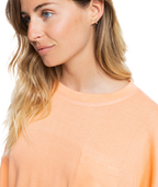 Roxy Just Perfection Crew L/S Shirt-Cantaloupe