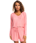 Roxy Catch Me If You Can L/S Shirt-Tea Rose