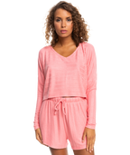 Roxy Catch Me If You Can L/S Shirt-Tea Rose