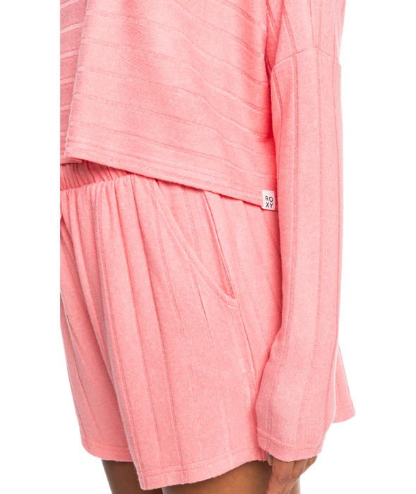 Roxy Catch Me If You Can L/S Shirt-Tea Rose