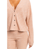 Roxy Lazy Day Cardi L/S Shirt-Toasted Nut
