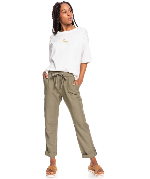 Roxy On The Seashore Pants-Sea Spray
