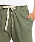 Roxy On The Seashore Pants-Deep Lichen Green