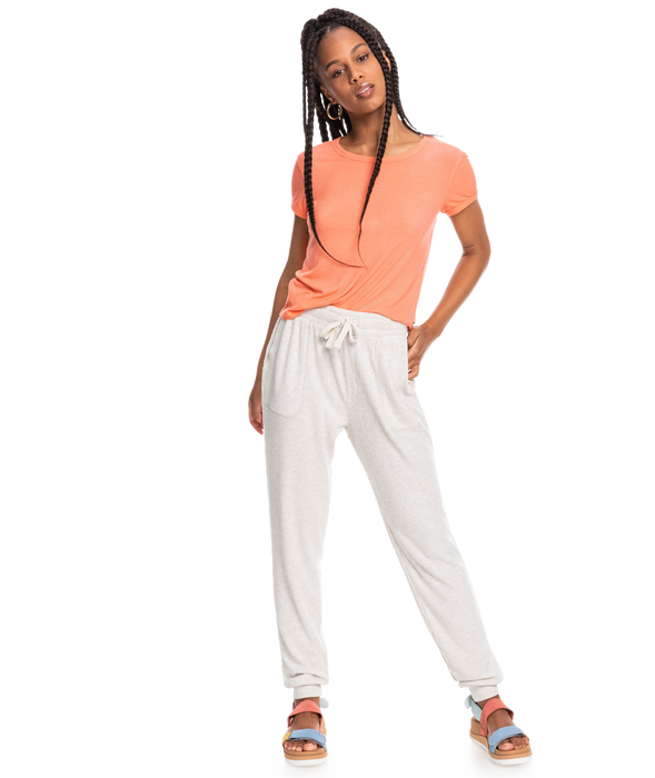 Roxy Just For Chilling Pants-Metro Heather