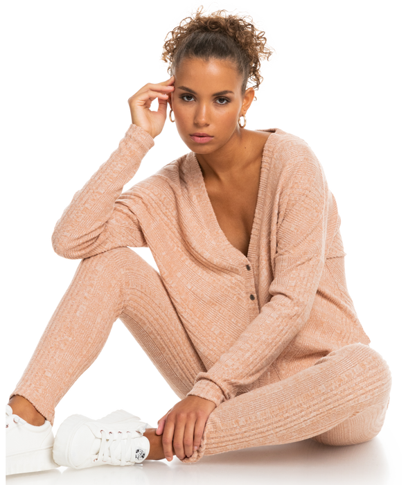Roxy Lazy Day Pants-Toasted Nut