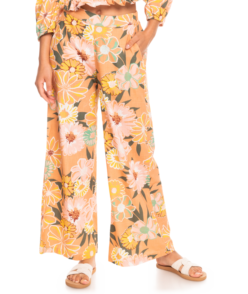 Roxy Midnight Avenue Again Pants-Toasted Nut