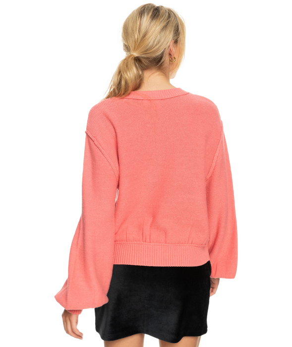 Roxy Loft Music Sweater-Tea Rose