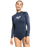 Roxy Whole Hearted L/S Rashguard-Mood Indigo