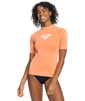 Roxy Whole Hearted Rashguard-Papaya Punch