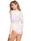 Roxy All Over L/S One Piece-Peach Bud