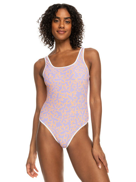 2021モデル ROXY WAHINE 146×UNION TRILOGY S Roxy Hawaiian Heat One Piece-Mock Orange — REAL Watersports