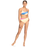 Roxy Pop Surf Midwaist Bikini Bottom-Bright White