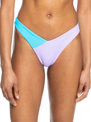 Roxy Colorblock Party Cheeky HL Bottom-Bachelor Button