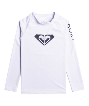 Roxy Whole Hearted L/S Rashguard-Bright White