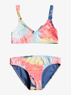 Roxy Flowery Mood Bralette Bikini-Peach Bud
