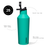 Corkcicle 20 oz Sport Canteen-Neon Lights Kokomo