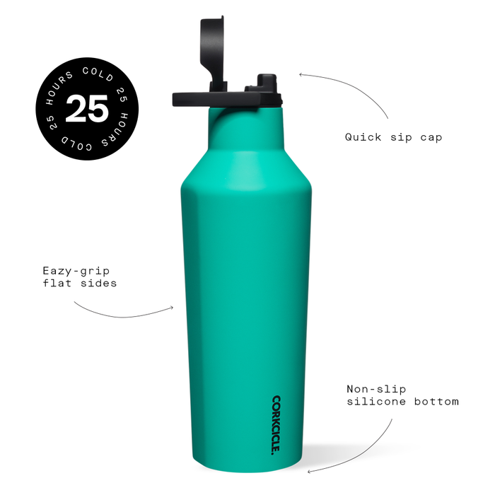 Corkcicle 20 oz Sport Canteen-Neon Lights Kokomo