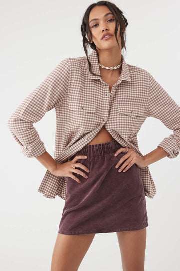 O'Neill Nash Flannel Shirt-Nutmeg