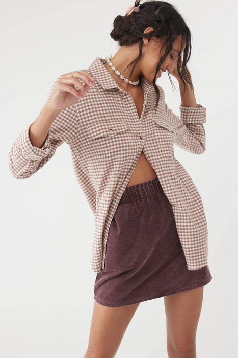 O'Neill Nash Flannel Shirt-Nutmeg