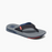 Reef Fanning Low Sandal-Grey/Black/Red