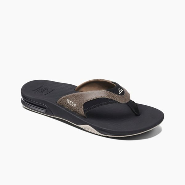 Reef Fanning Prints Sandal Tan Woven REAL Watersports